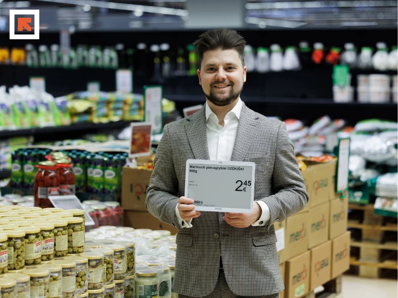 Skaitmenizavome Norfa XXL kainų etiketes